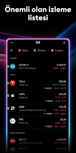 TradingView - Borsa Takip ekran görüntüsü