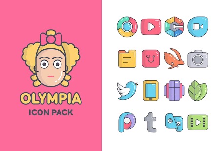 Олимпия — Скриншот Icon Pack
