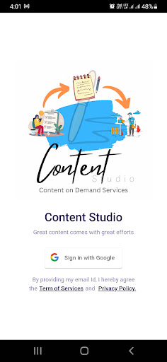 Android application COD: Content on Demand Service screenshort