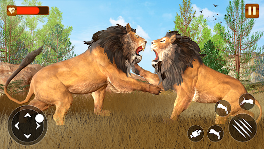 African Lion - Wild Lion Games Mod Apk Download – for android screenshots 1