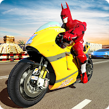 Superhero Thumb Moto Race icon