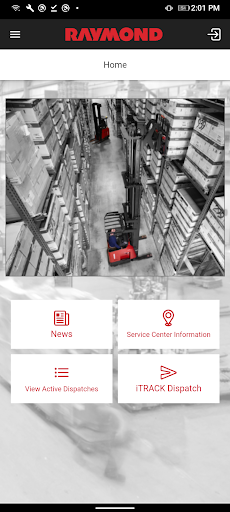 Android application Raymond Customer Mobile screenshort