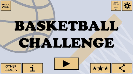 Android application Basketball Challenge screenshort