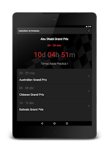 Captura de Pantalla 5 Calendario de Fórmulas 2023 android