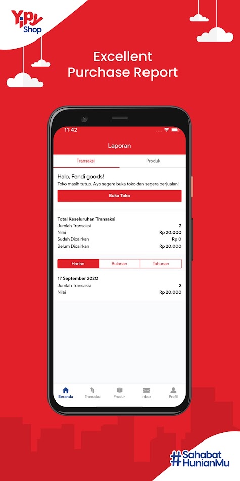 #5. Yipy Shop (Android) Ved: PT. Sentra Inovasi Prima