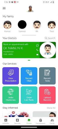 Android application DR NIKHIL N K screenshort