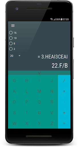 Base Calculator & Converter Screen 2