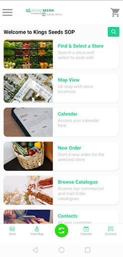 Kingsseeds Sales Order App Screen 2