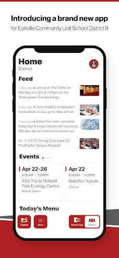 Android application Earlville School District 9 screenshort