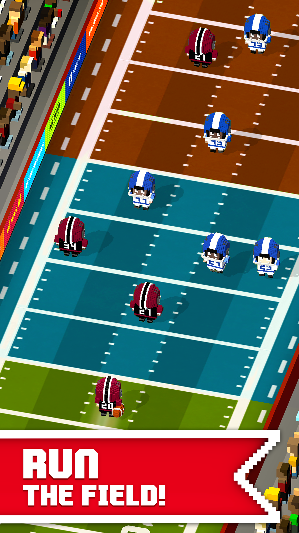Android application Blocky Football screenshort