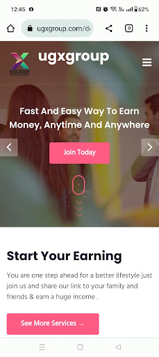 UGX Group Screen 2