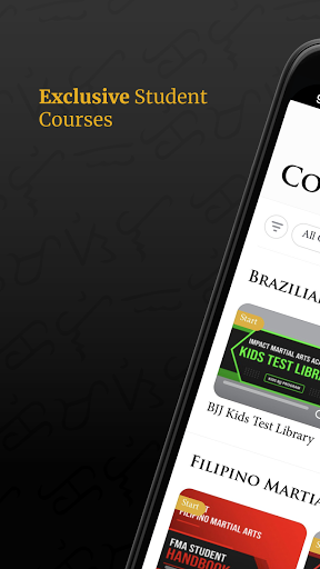 Android application Impact Online screenshort