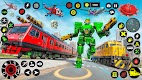 screenshot of Train Robot transform Car Game