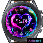Cover Image of 下载 Colorful Heart Smoke_Watchface  APK