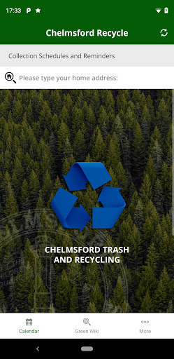 Android application Chelmsford Recycle screenshort