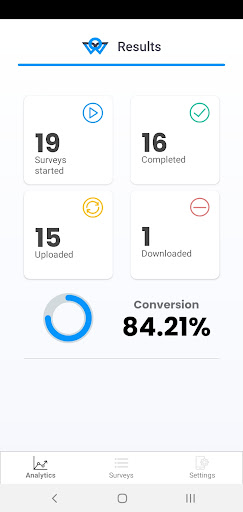 Android application OWSurvey Offline screenshort