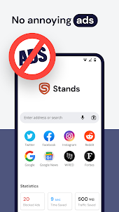 Ad Blocker Browser Stands