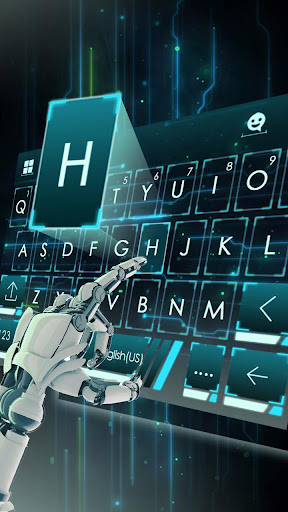 Neon 3d Tech Hologram Keyboard Screen 2