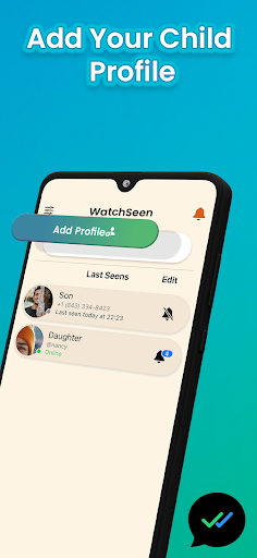 Android application WatchSeen: Last Seen Tracker screenshort