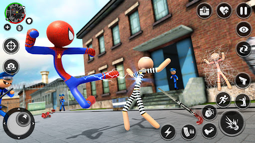 Spider Stick Hero Prison Break Mod Vô Hạn Tài Nguyên