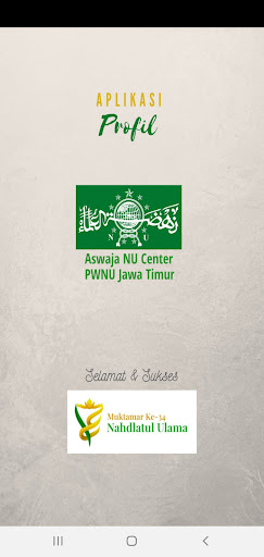 Android application Aswaja NU Center PWNU Jatim screenshort