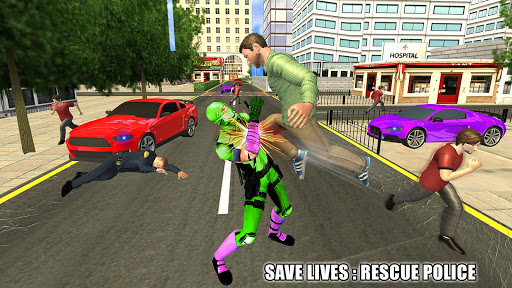 Flying Ninja Hero Crime Chase Screen 3