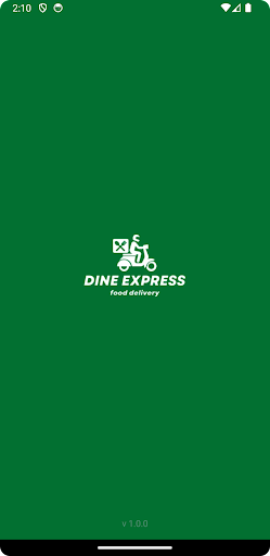 Android application Dine Express Vendor screenshort