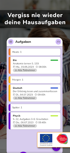 Android application Schulplaner & Ausbildung screenshort
