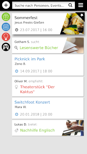 Android application Jesus Freaks Gießen screenshort