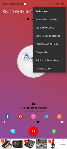 Android application Rádio Vale do Itaim FM screenshort