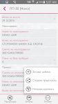 screenshot of m-banking by Stopanska banka