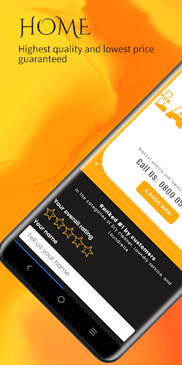 Android application LaundryHubs screenshort