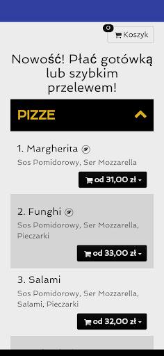 Android application Panda Pizza screenshort
