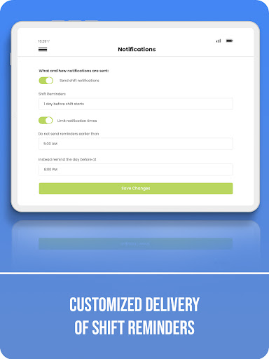Screenshot of Restaurant Staff Scheduler