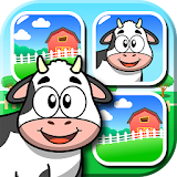 Farm Animals - Matching Game icon