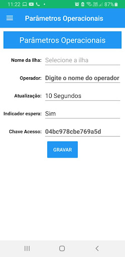 Android application Ilha de Trabalho screenshort