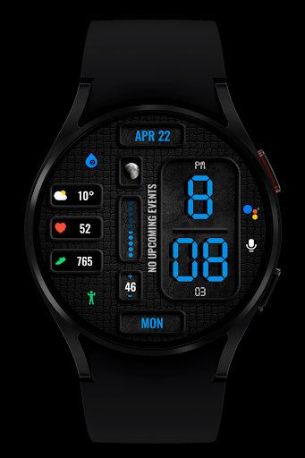 WR 020 Digital Watch Face