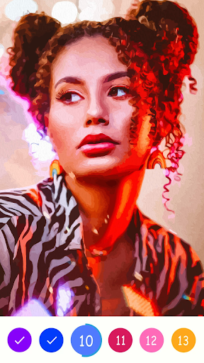 Oil Painting - Paint Color  Adult Coloring Book