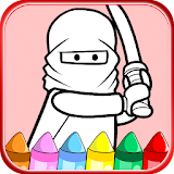 Coloring Game for Ninja GoGoGo icon