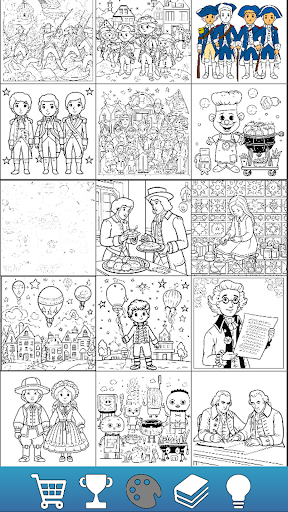 Android application 4th of Julty Coloring Book screenshort