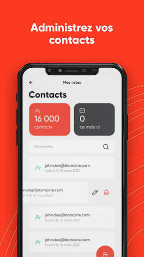 Sarbacane, Email & SMS Screen 3