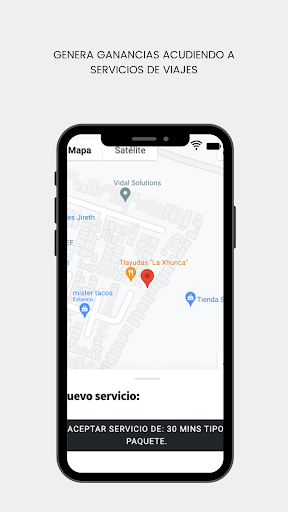 Android application Transportat - conductor screenshort