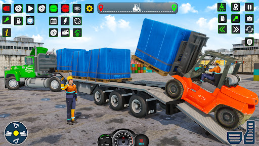 Cargo Truck Forklift Driving Screen 2