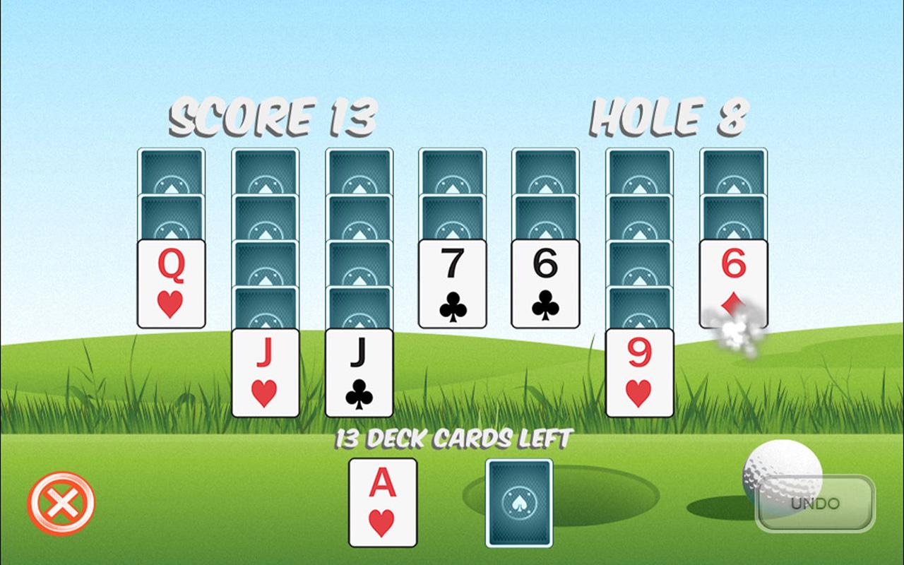 Android application Golf Solitaire Ultra screenshort