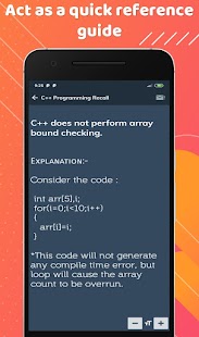 C++ Programming Recall Screenshot