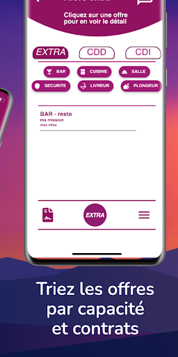 EXTRA APPLI Screen 2