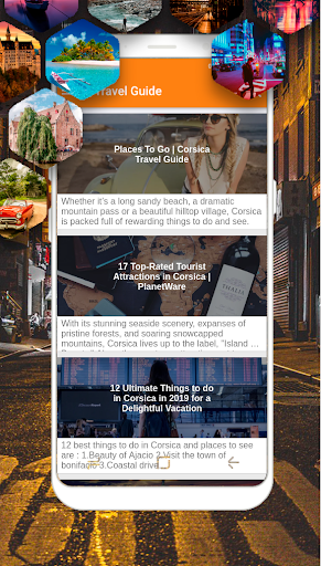 Corcega Travel Guide Screen 3