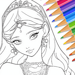 Princess Coloring：Drawing game icon