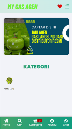 Android application Agen My Gas | Daftar Agen Gas screenshort