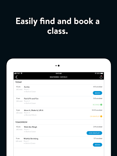Screenshot of Healthworks + Republic Fitness
